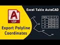 Save Hours of Work | Export AutoCAD Polylines to Excel Fast