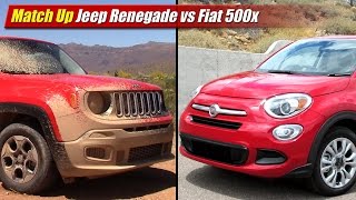 Match Up: Jeep Renegade vs Fiat 500x Fiat 500x And Jeep Renegade