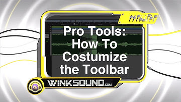 Pro Tools: How To Customize the Tool Bar | WinkSound