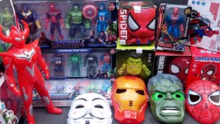 Unboxing 28 Spider-Man, Hulk smash, Captain Amerika, Automan Robot, Thanos, Batman dan Ironman