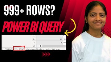 No more 999+ rows in Power Query | How to get the exact row count in Power BI