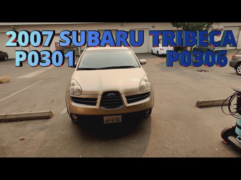 2007 Subaru tribeca misfire p0301 p0306 пропуски воспламенения в 1 и 6 цилиндрах
