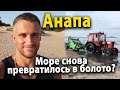 #Анапа ЧТО?! МОРЕ СНОВА СТАЛО БОЛОТОМ? ЛЕДЯНАЯ ВОДА? ПЛЯЖИ НАЧНУТ ЧИСТИТЬ ОТ ВОДОРОСЛЕЙ 🤔