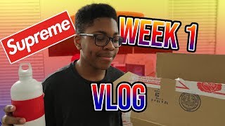 Buying Supreme Wk1 At Shcool Spent