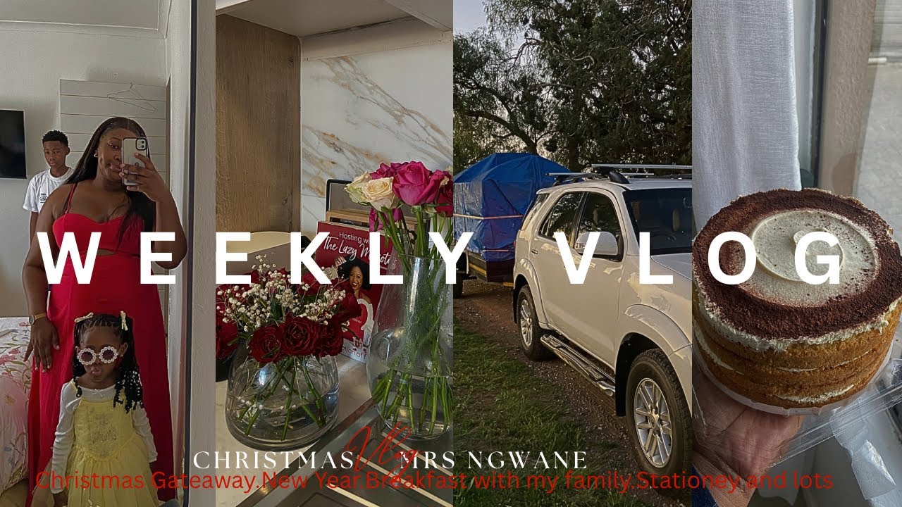 WEEKLY VLOG:Travelling To Worcester|Christmas |LifeDay Spa|Corporate Wife|Stationery|SA Youtuber