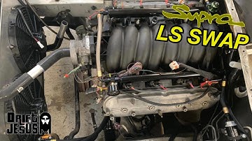 Build Series : MK4 Supra LS V8 Swap Headers, Exhaust, Throttle Cable Setup