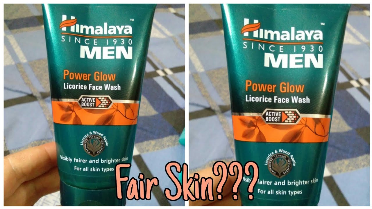 Himalaya Men Power Glow Face WashReviewCleansing Series4 YouTube