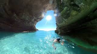 Höhlen Schwimmen Kroatien Pula / Premantura (cave swimming croatia)