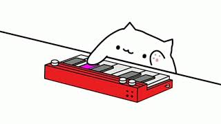 *Мем* {мультяшный кот играет на пианино}