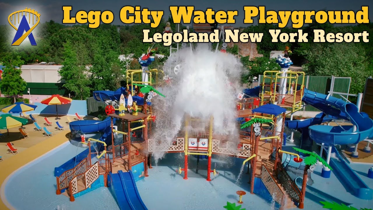 New York's Lego City Water Playground Previews for 2023 Season - YouTube