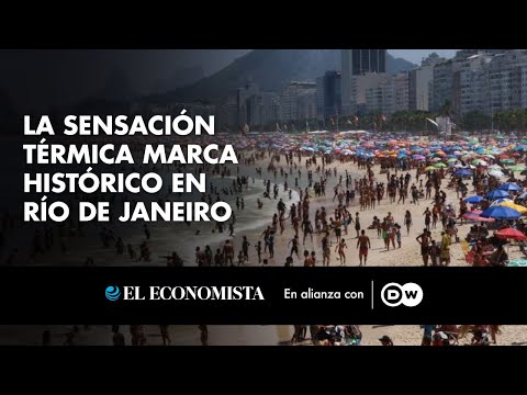 La sensación térmica marca histórico en Río de Janeiro