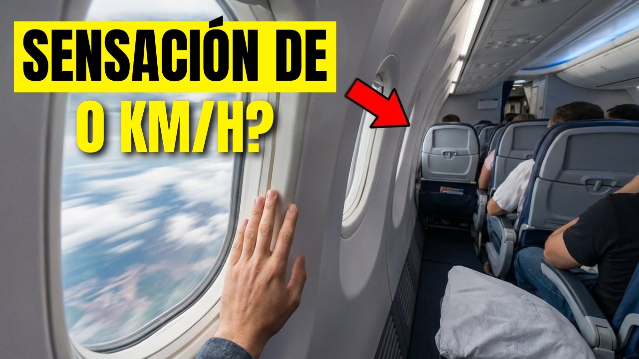 Por Qué NO Sientes la Velocidad Dentro de un Avión?