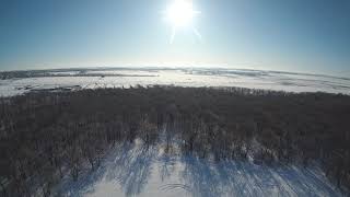 Времена года. Полёт на квадрокоптере.