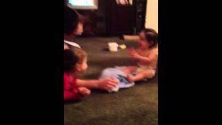 Avi Laughing In Diapers