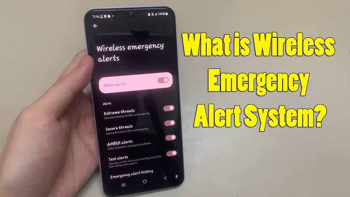 Wireless Emergency Alert (WEA) 