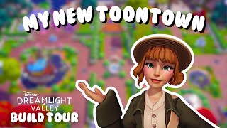 my new toontown design in disney dreamlight valley!!