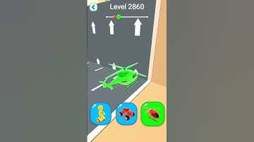 Shape Shifting 2 GAMEPLAY Level No - 2826 Walkthrough - New Update Car Racing #ShapeShifting #shorts