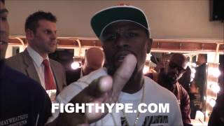 FLOYD MAYWEATHER TELLS ADRIEN BRONER THAT HE'S CASHING OUT IN 30 MONTHS