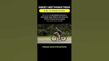 Which way does friction act on bicycle 🚴 wheels? #physics #shorts #2025