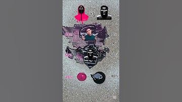 Squid Game Soldiers vs Front Man Guess the colors #satisfying #colormixing #squidgame2 #squidgame