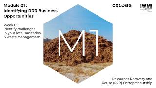 Module 1, Week 1 - Identify challenges in your local sanitation & waste management
