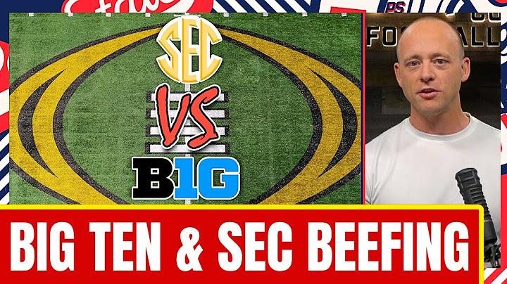 Big Ten & SEC Are Fighting Behind The Scenes - Josh Pate Cut