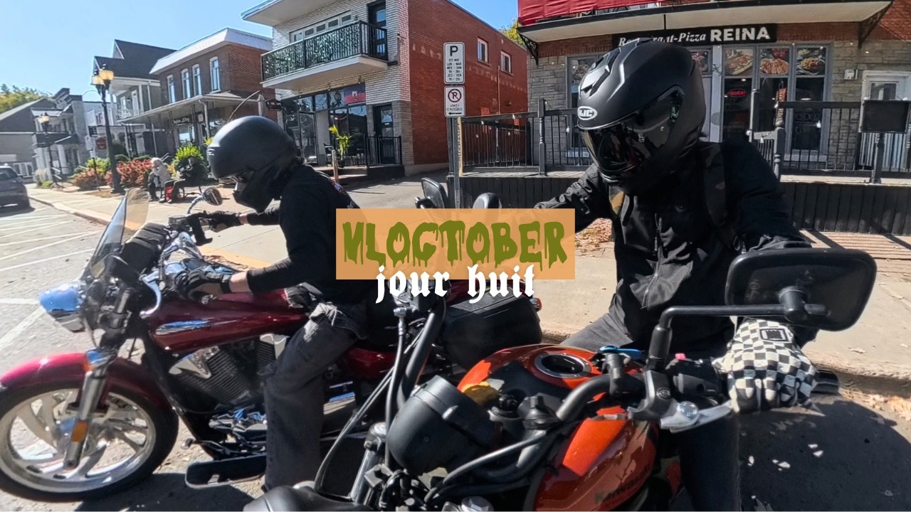 Quand la journée prend une tournure excitante. 🏍️🔥 VLOGTOBER #8