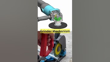 Angle Grinder Mechanism #3D #idea #project #mechanicalengineering #tech #machine #engineer #design