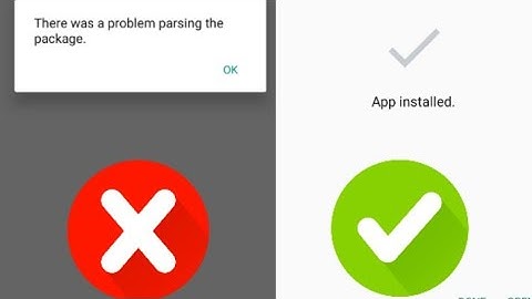 There was a problem passing the package problem solved/by apk editor