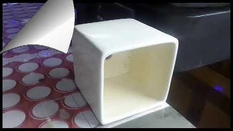 Digital UV Flatbed Printer | UV Printing On Bluetooth Speaker & Flower Pot +91-88721-88721