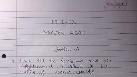 MHI 02 solved Assignment 2021-22| MHI 02 ignou solved Assignment 2021-22| MA in history 2021-22