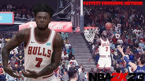 NBA 2K23 Best Way To Grind Finishing Badges! Fastest Finishing Method!