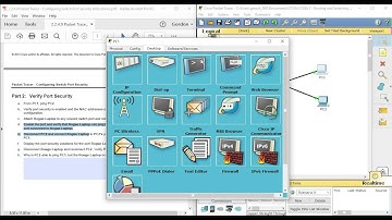 2.2.4.9 Packet Tracer - Configuring Switch Port Security