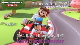 Mario Kart Tour 👸 "Princess Tour (2024)" 👸 - N64 Royal Raceway R/T: Mario (Happi) Gameplay screenshot 5