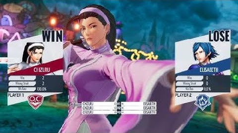 THE KING OF FIGHTERS XV Chizuru vs Elisabeth
