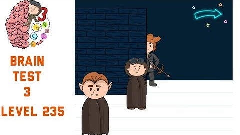 Brain Test 3 Level 235 They must handle that bulky vampire Walkthrough