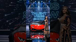 OMG 😱Lamborghini Magic! A Stunning 4K Stage Transformation 🦜 | Talent Vibes Show #shorts