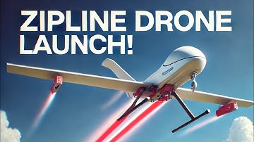 Zipline Drone Launch: Watch Precision in Action!