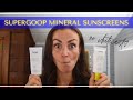 Supergoop SHEERSCREEN or MATTESCREEN | Which Mineral Sunscreen Is Best For You?