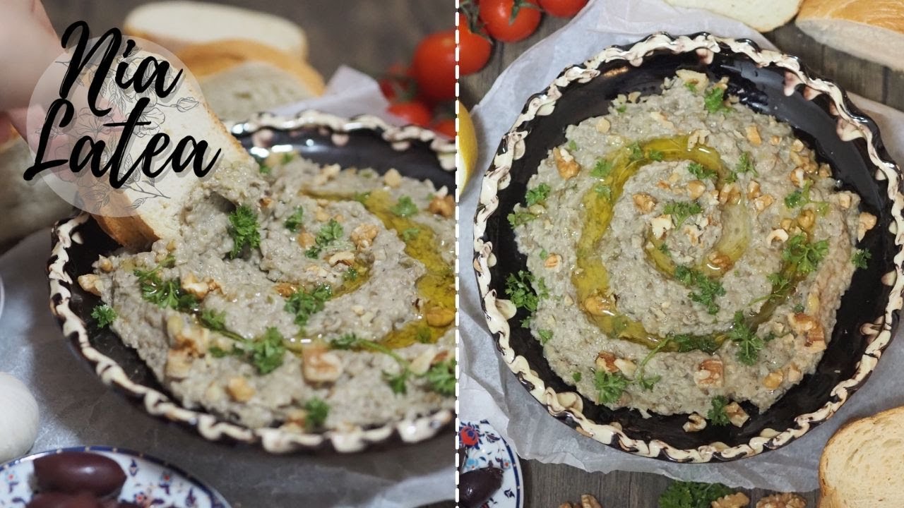 Melanzani Creme I Melitzanosalata I griechischer Auberginendip