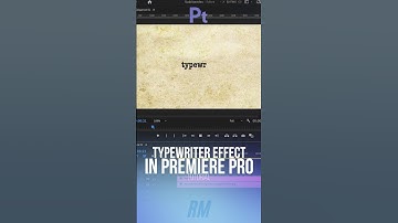 TypeWriter Effect in Premiere Pro Tutorial