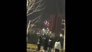 Boy's Object Throw Syncs Up With Fireworks Display