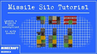 No Mods Missile Silo Tutorial (Bedrock Edition)