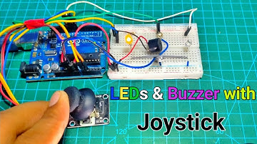 How to Control Multiple LEDs and Buzzer with Joystick module using Arduino
