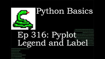 Python Basics Matplotlib Legends and Labels