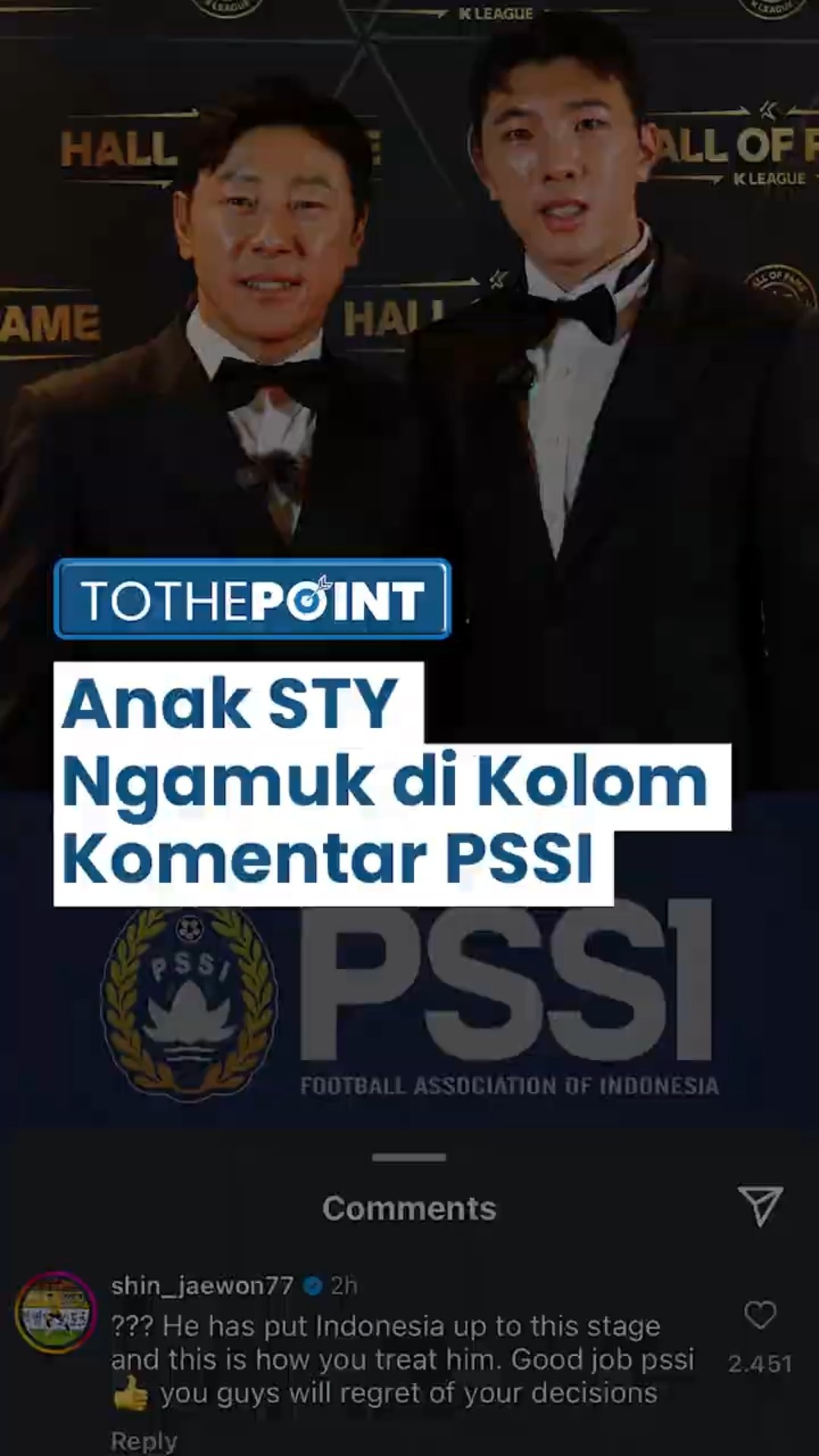 Anak Shin Tae-Yong 'Ngamuk' di Kolom Komentar PSSI: Kalian akan Menyesali Keputusan Ini!