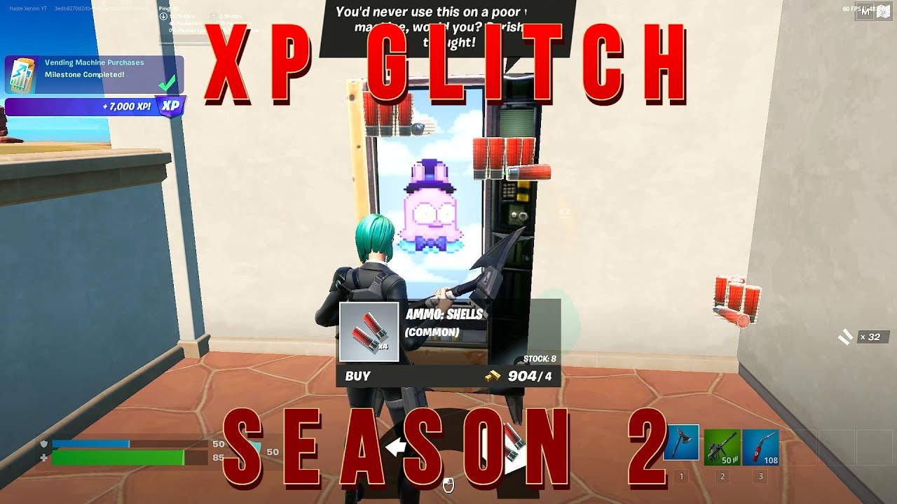 140,000 XP GLITCH XP from Vending Machine? YouTube
