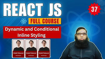 React Tutorial for Beginners #37 | Conditional Styling & Inline CSS in React Explained