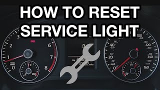 How To Reset VW Passat Service Light (2012-2016)