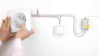 Подключение вентилятора для ванной Silent CRZ с таймером